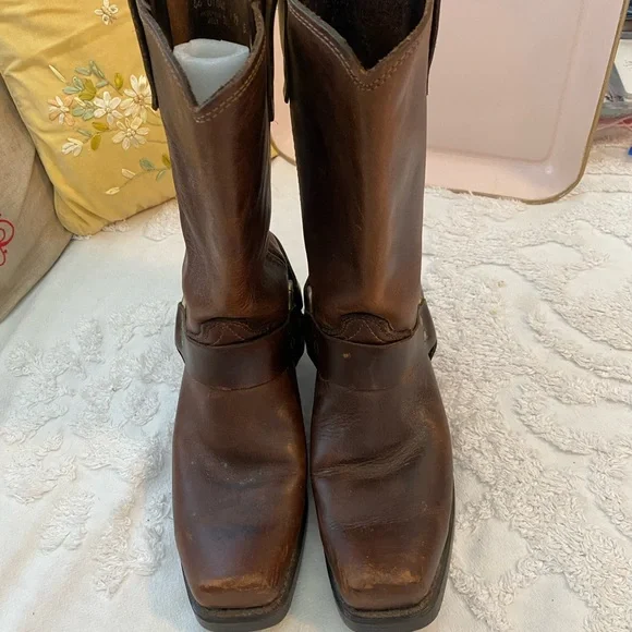 Durango Men’s Brown Leather Boots, Size 7 - Picture 2 of 9